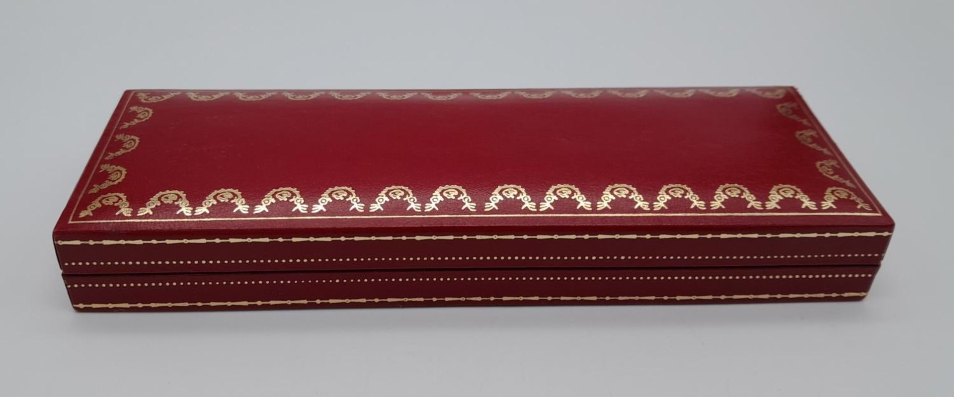 A Must de Cartier Fountain and Ballpoint Set of Pens. Malachite lacquer decoration. Ref: 017182 - Bild 9 aus 9