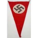 3rd Reich NSDAP Pennant.