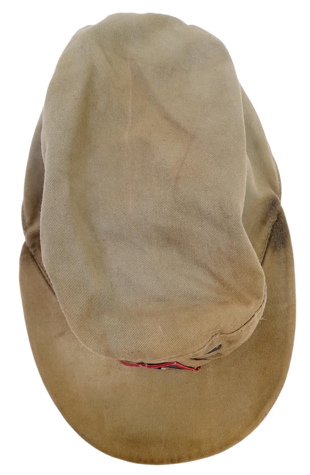 In Country Made Lightweight Africa Corps Artillery Cap. (No Vents) This is a typical example of a - Image 4 of 6