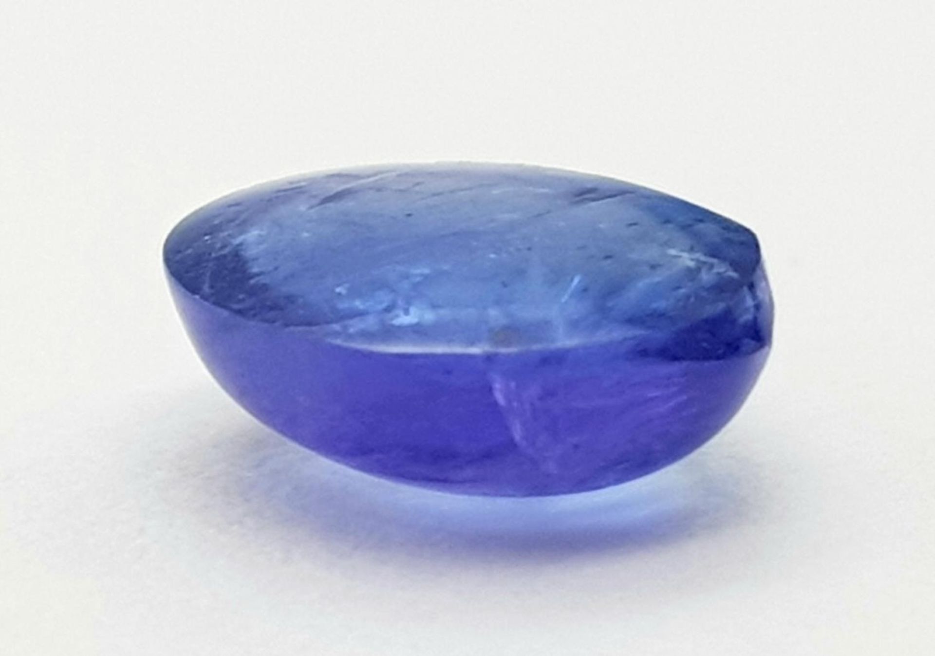 A 1.21ct Tanzanite Cabochon - GFCO Swiss Certified. - Image 2 of 6