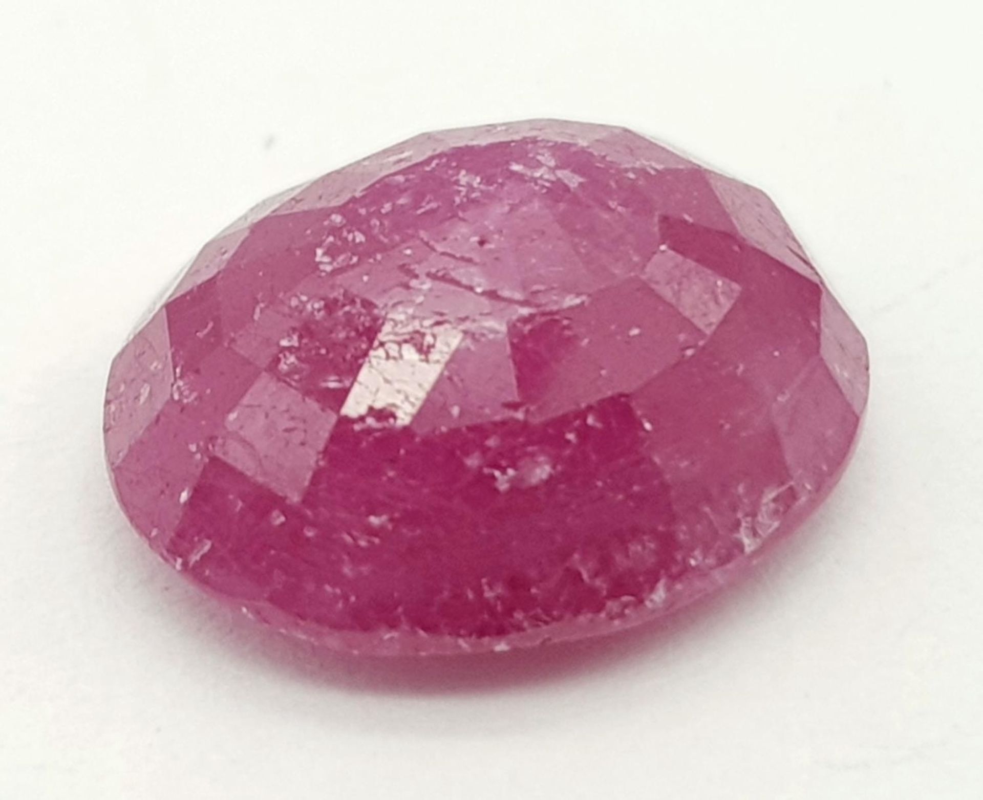 A 7.43ct Untreated Ruby - GFCO Swiss Certified. - Image 3 of 5