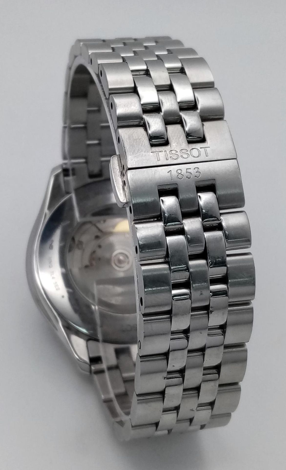 A Tissot Powermatic 80 Gents Watch. Stainless steel bracelet and case - 41mm. Black dial with date - Bild 21 aus 28