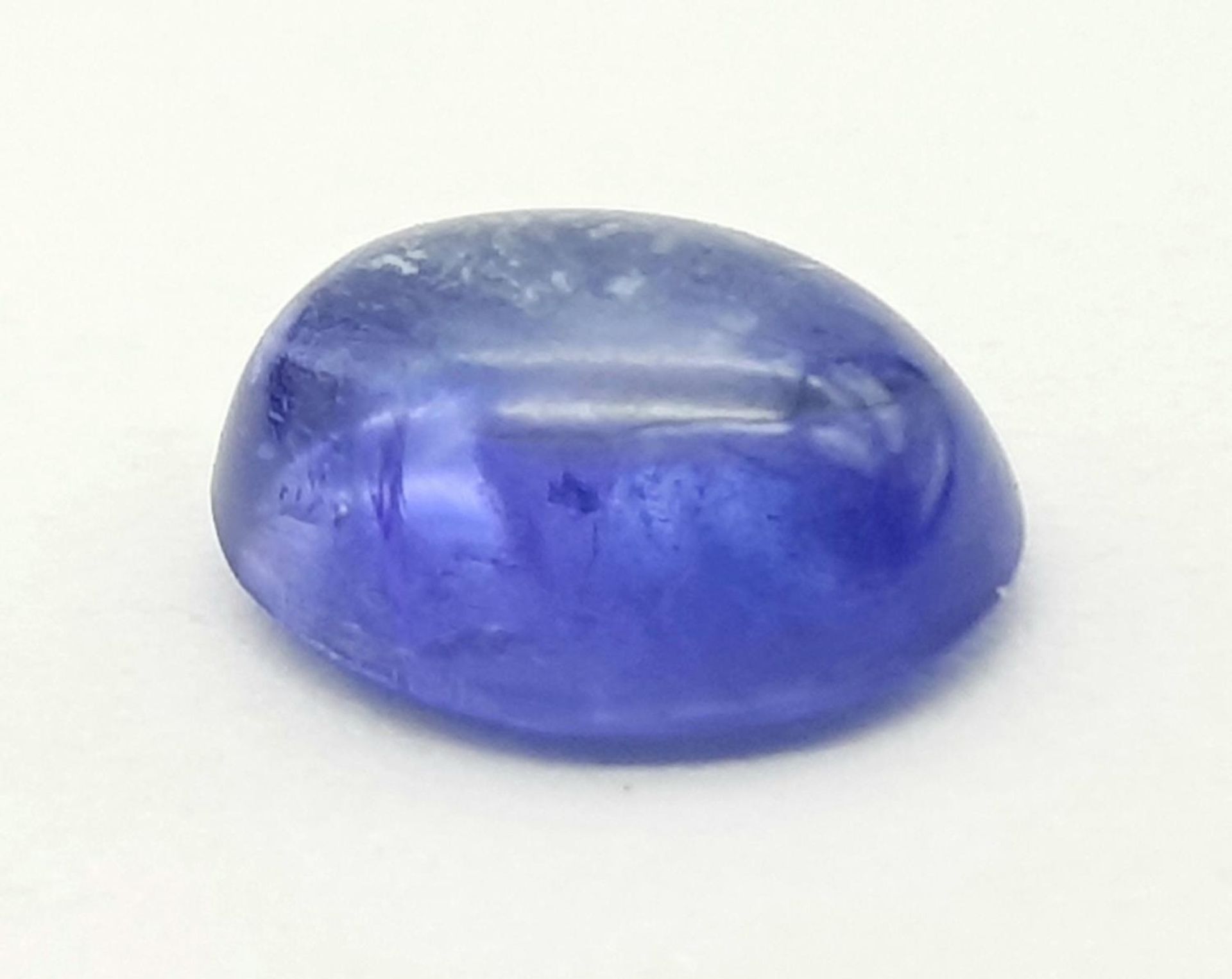 A 1.21ct Tanzanite Cabochon - GFCO Swiss Certified. - Image 3 of 6