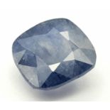A 8.01ct Natural Blue Sapphire Gemstone - GFCO Swiss Certified.