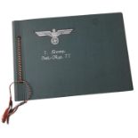 A very interesting Photo Album with no blank pages, depicting a soldiers memento’s serving with 7