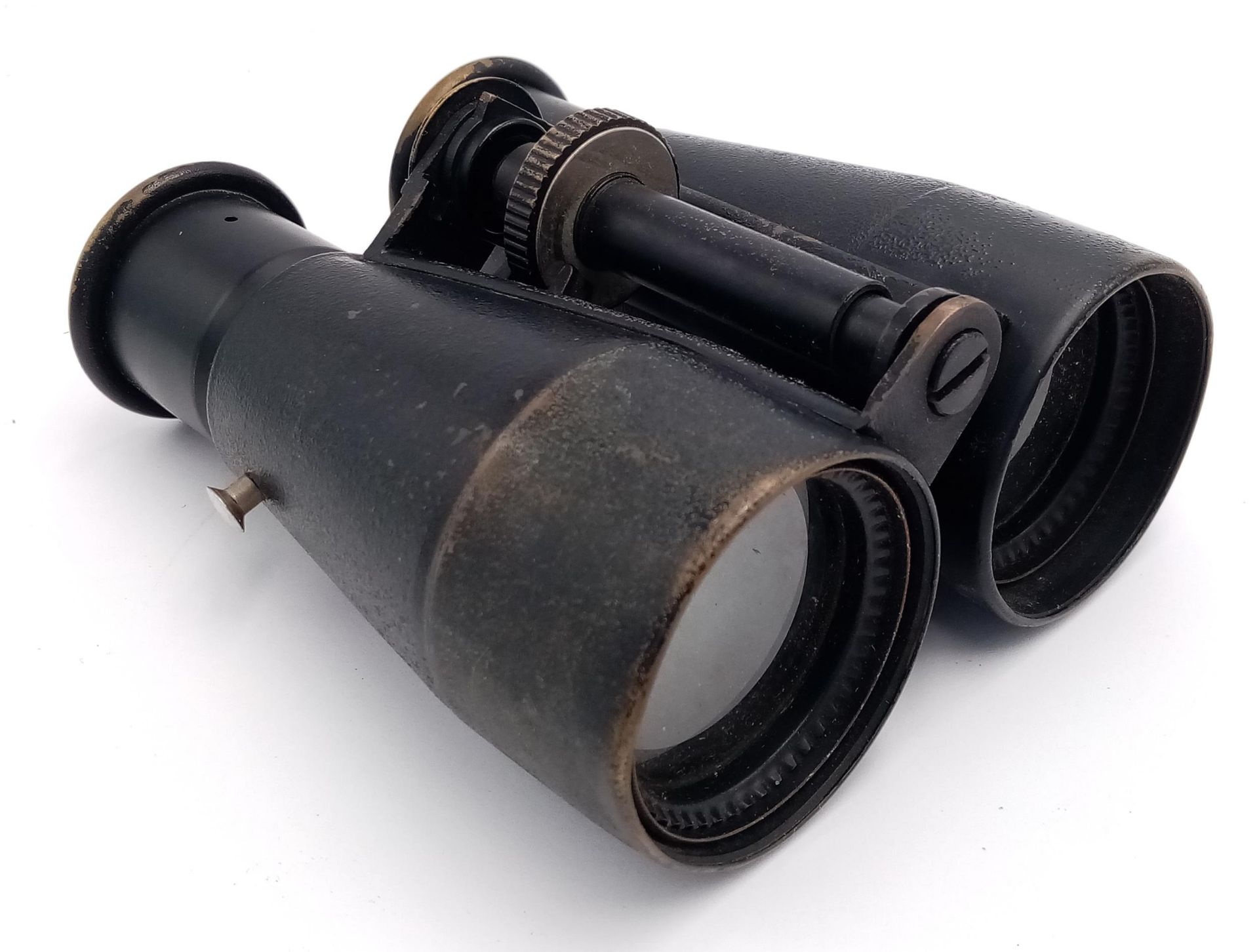 A pair of WW1 Private Purchase Binoculars own by Lt F.Coleman an Officer Observer in the Royal - Image 2 of 10