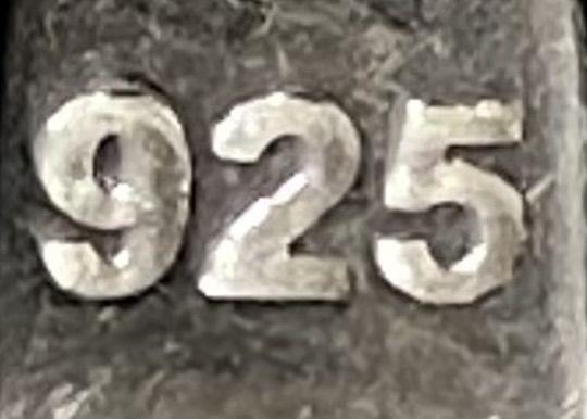 A Fire Opal Gemstone Tennis Necklace set in 925 Silver. 45cm length. 31g. Ref: CD-1314 - Bild 3 aus 4