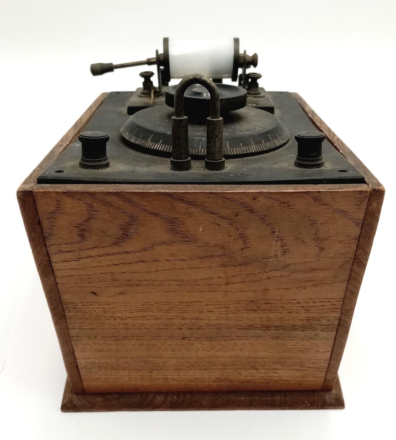 An Early 1920s Crystal Radio. 14cm x 18cm. - Bild 4 aus 6