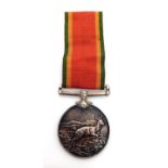 An African Service Medal with Ribbon - Awarded to J.W. Minogue.