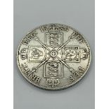 1889 SILVER DOUBLE FLORIN in EXTRA FINE CONDITION. Having bold definition to both sides with clear