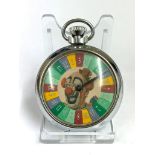 A Vintage carnival spinning gaming pocket watch. In working order.