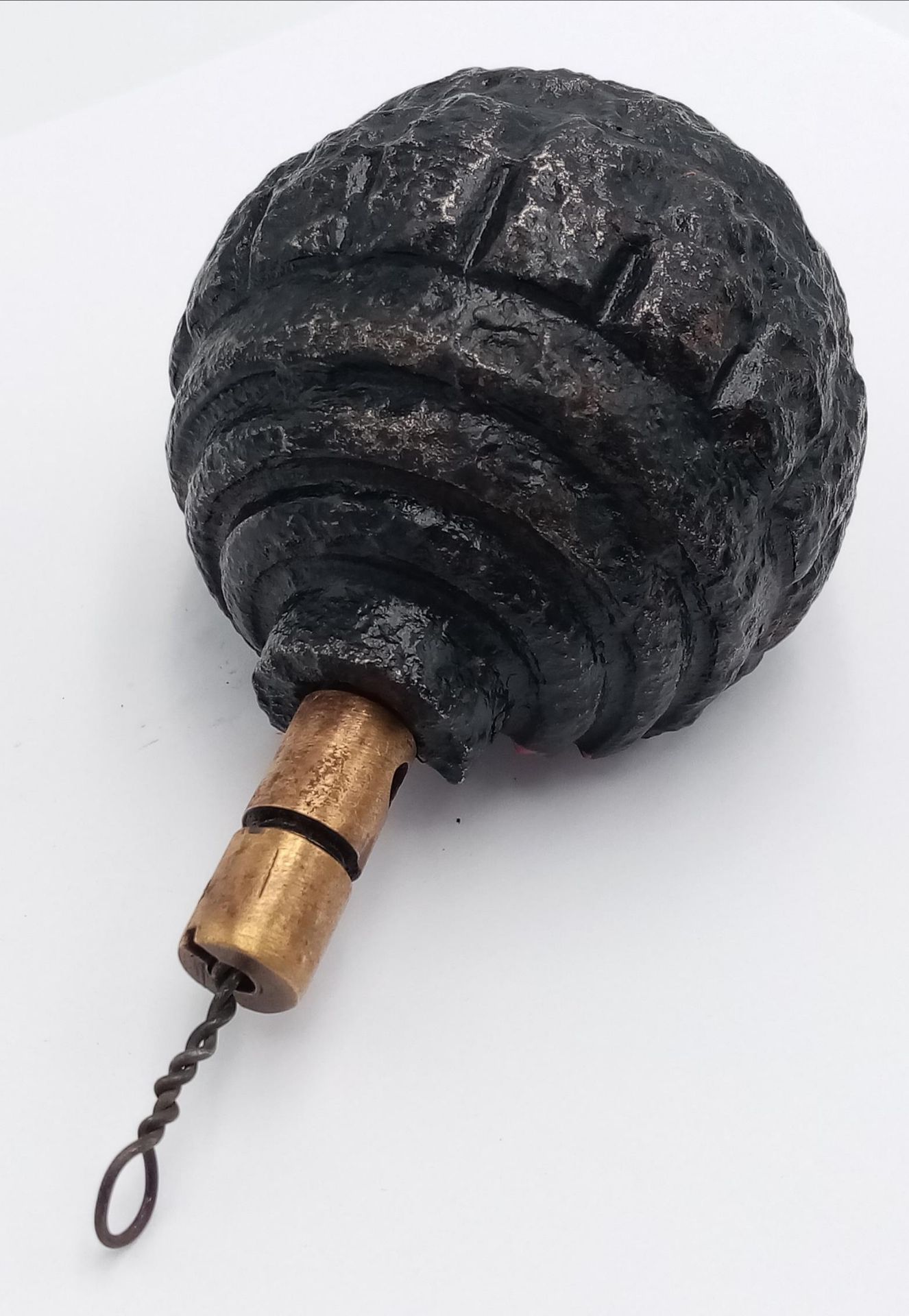 INERT WW1Imperial German Cutaway Kugal (Ball) Grenade. UK MAINLAND SALES ONLY - Bild 3 aus 4