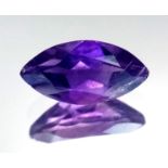 A 2.22ct Amethyst Gemstone - GFCO Swiss Certified.