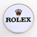 A Rolex Branded Two-Sided Token. Perfect for flipping a 50/50. 3.5cm diameter.