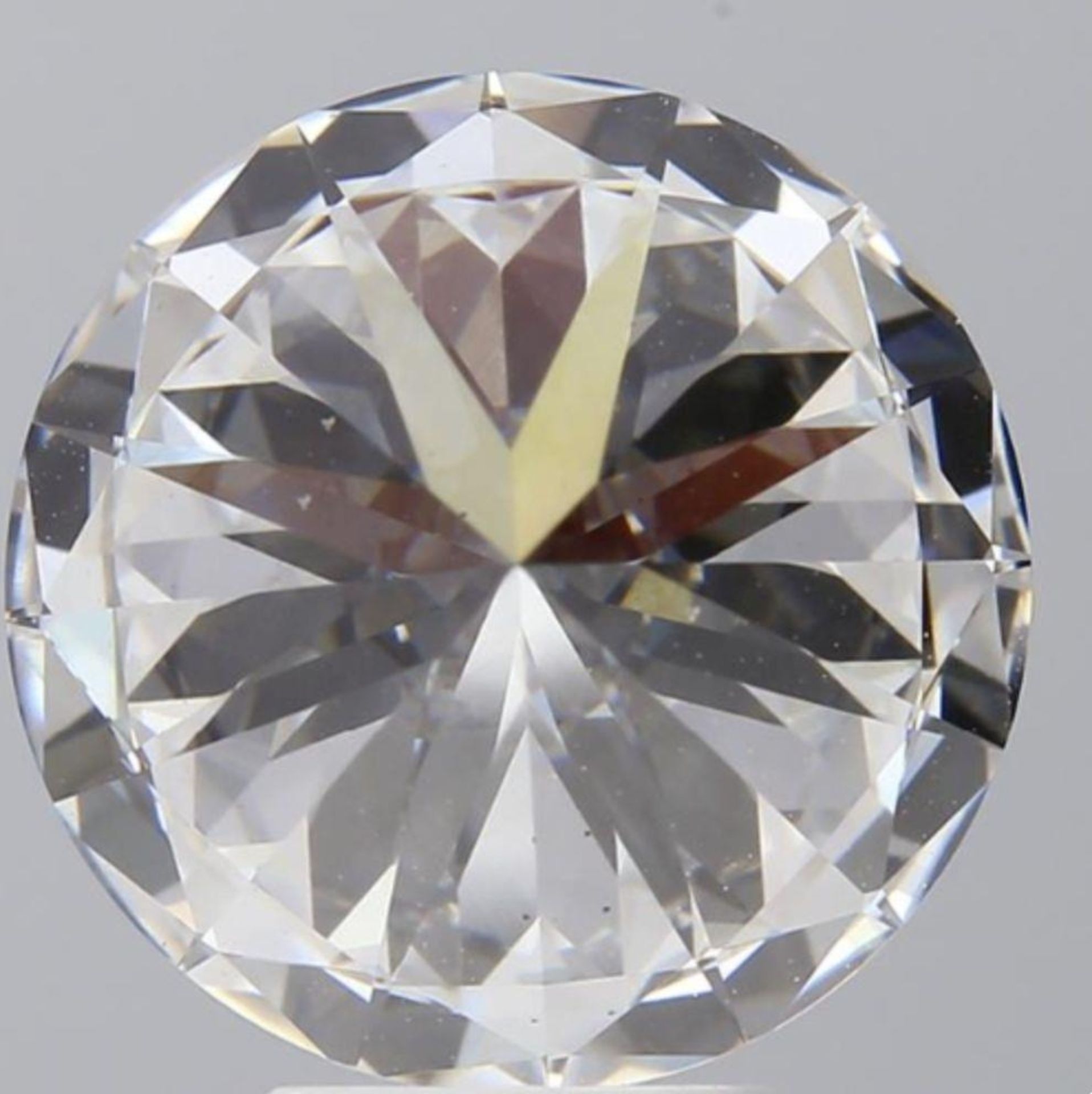 WITHDRAWN 5.08CT ROUND SHAPED LAB-GROWN DIAMOND, COLOUR E, CLARITY VS2. COMES WITH IGI - Bild 3 aus 5