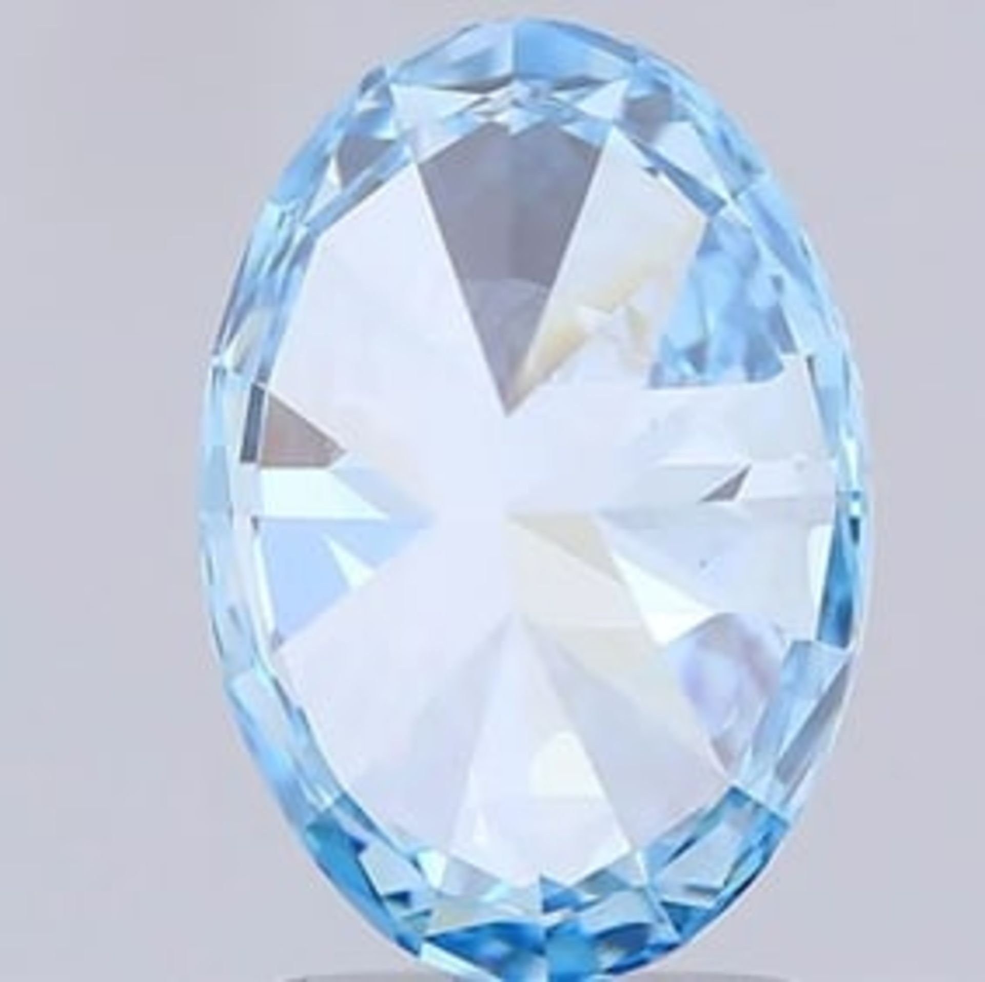 Oval Cut Diamond 2.00 Carat Fancy Vivid Blue VS1 Clarity IGI Certificate - Image 3 of 5