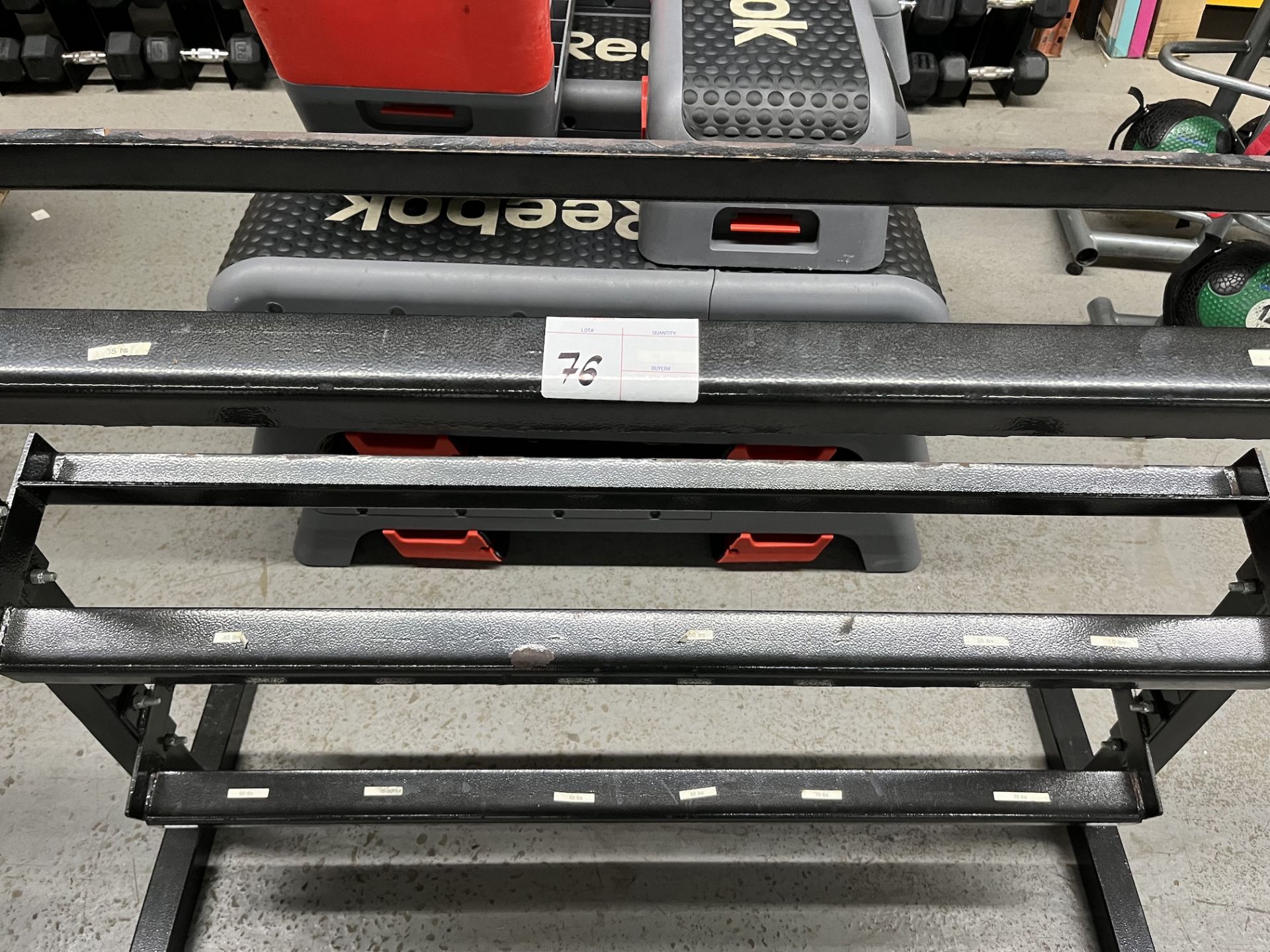 Standing Dumbell Display Rack