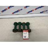 2 Pairs of 10 lbs Dumbells