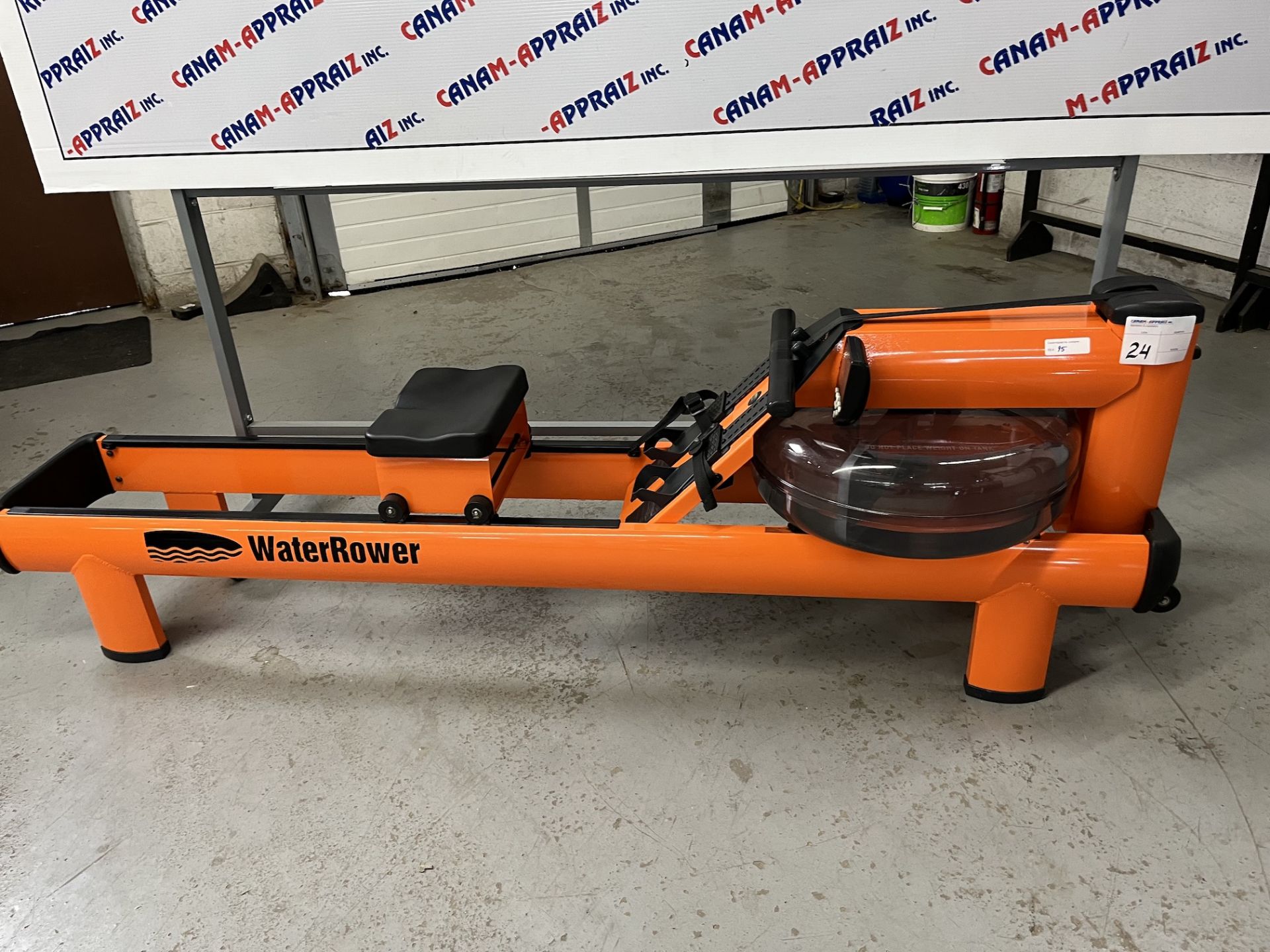 WaterRower - Orange Rowing Exercise Machine - Image 2 of 3