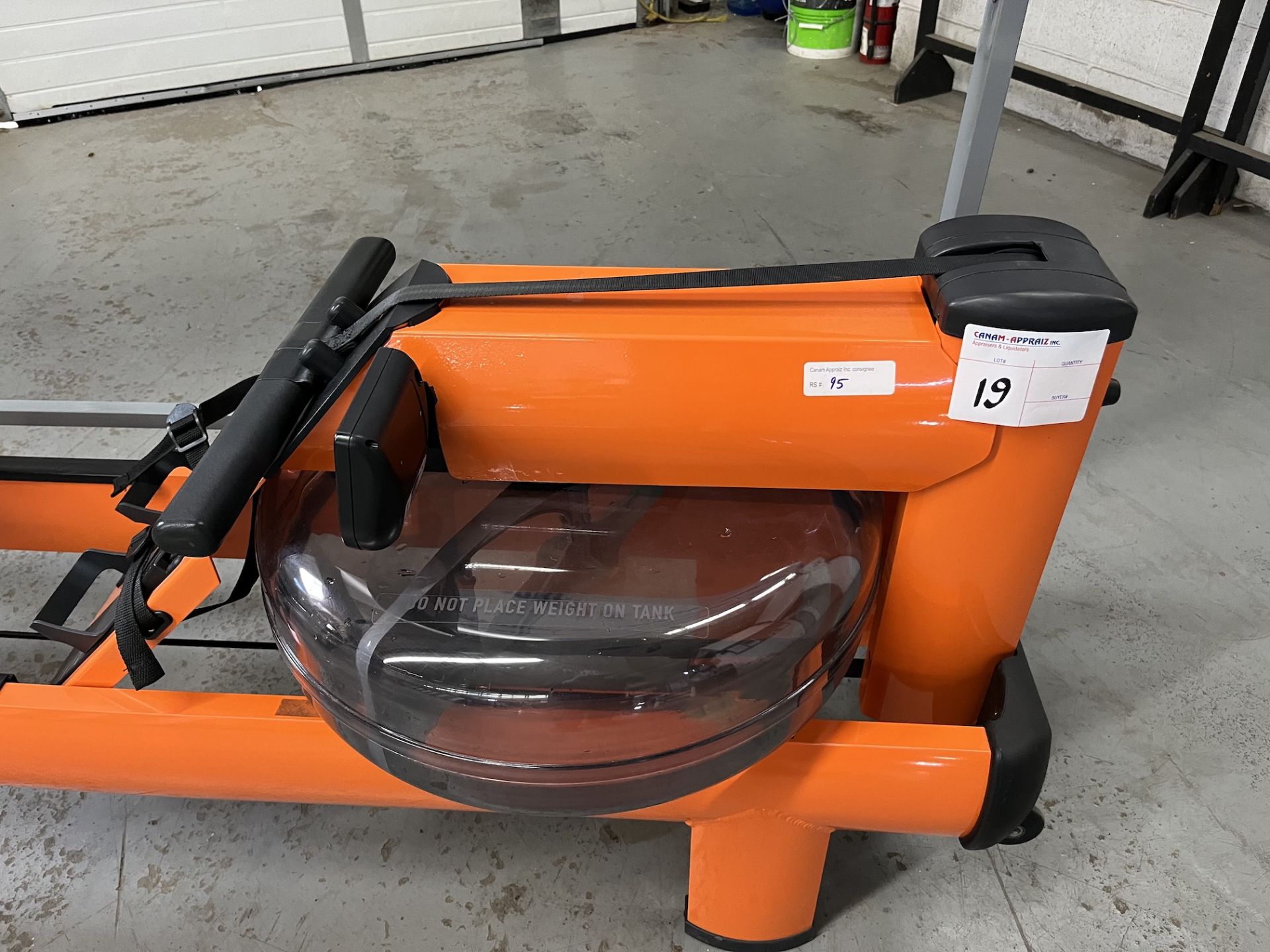 WaterRower - Orange Rowing Exercise Machine - Image 3 of 3