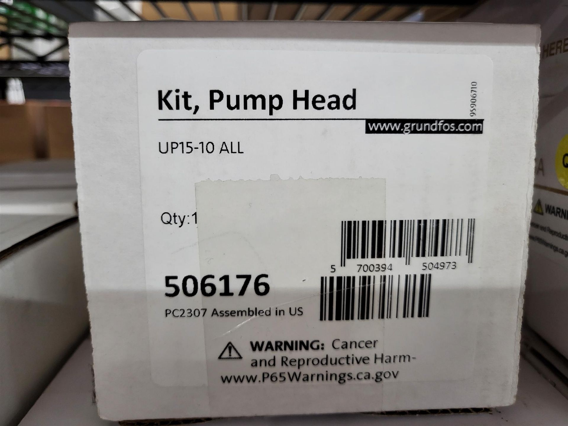 Grundfos X Kit, Pump Head UP15-10 All - Part No: 506176