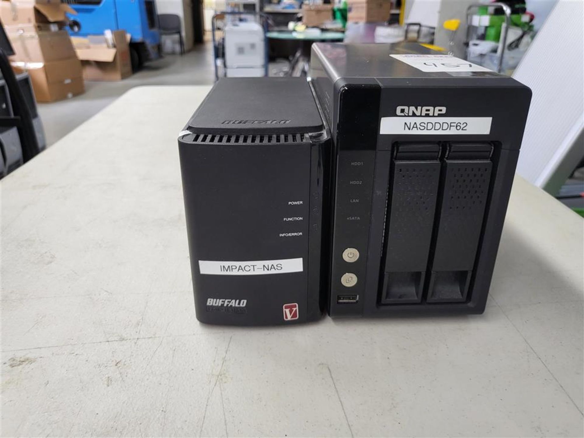 Mixed Lot of Network Storage Units - See Photos & Description for Details - Total Quantity: x2