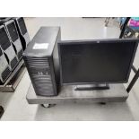 SupoerMicro Computer & HP Monitor