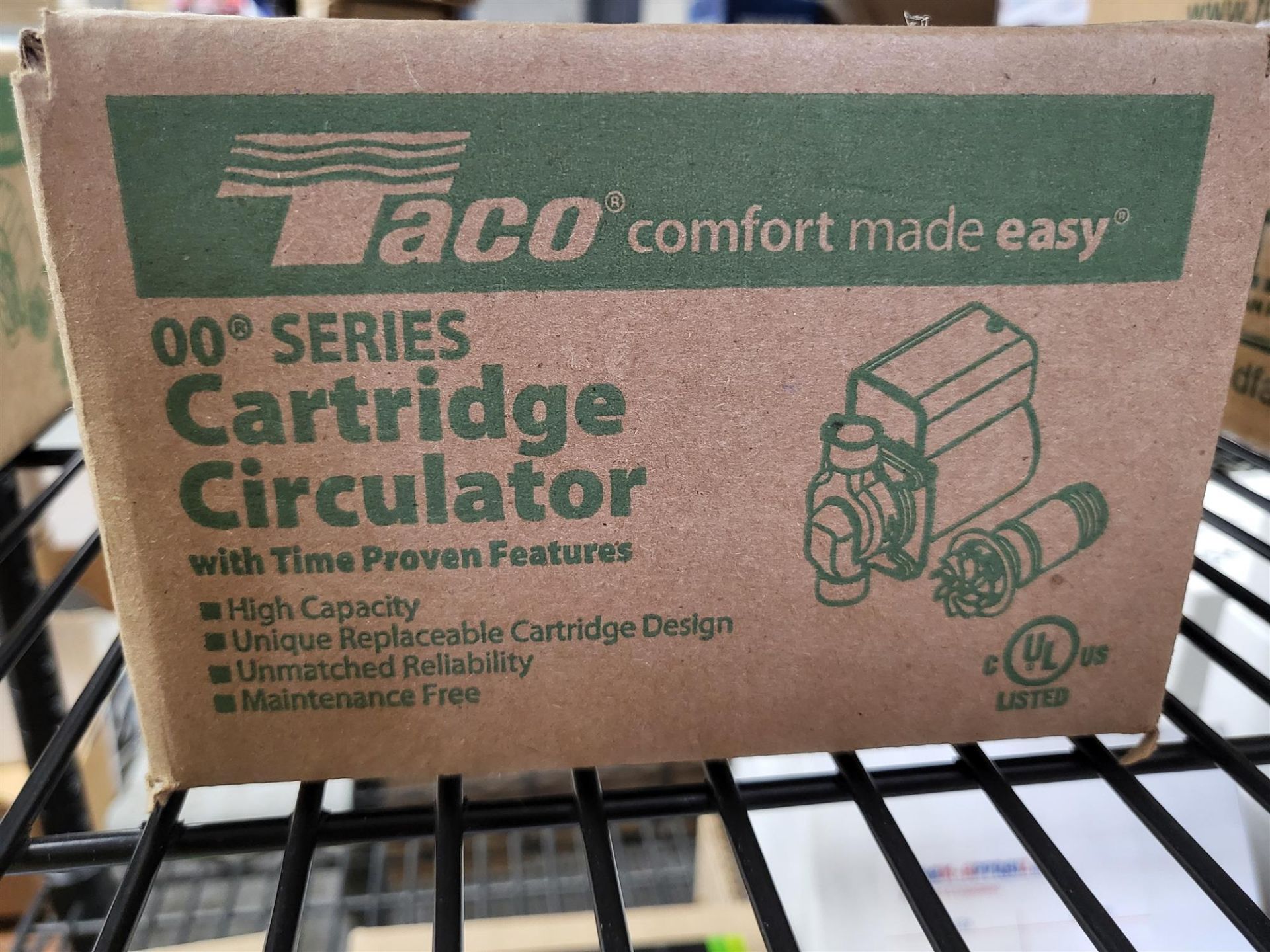 Taco Cartridge Circulator - 003-B4 - Bronze 3/4" Sweat - 115/60/1 - NSF 61 & 373 - Image 2 of 3