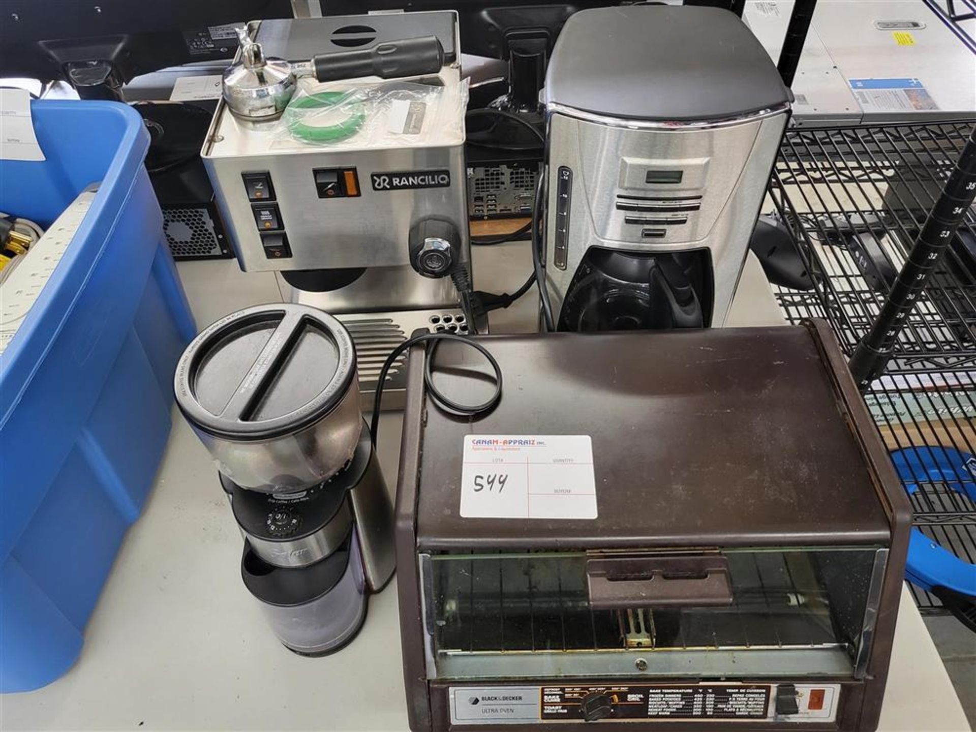 Mixed Lot of Assorted Kitchen Equipment - Toaster, Cofee Makers, Espresso Machine