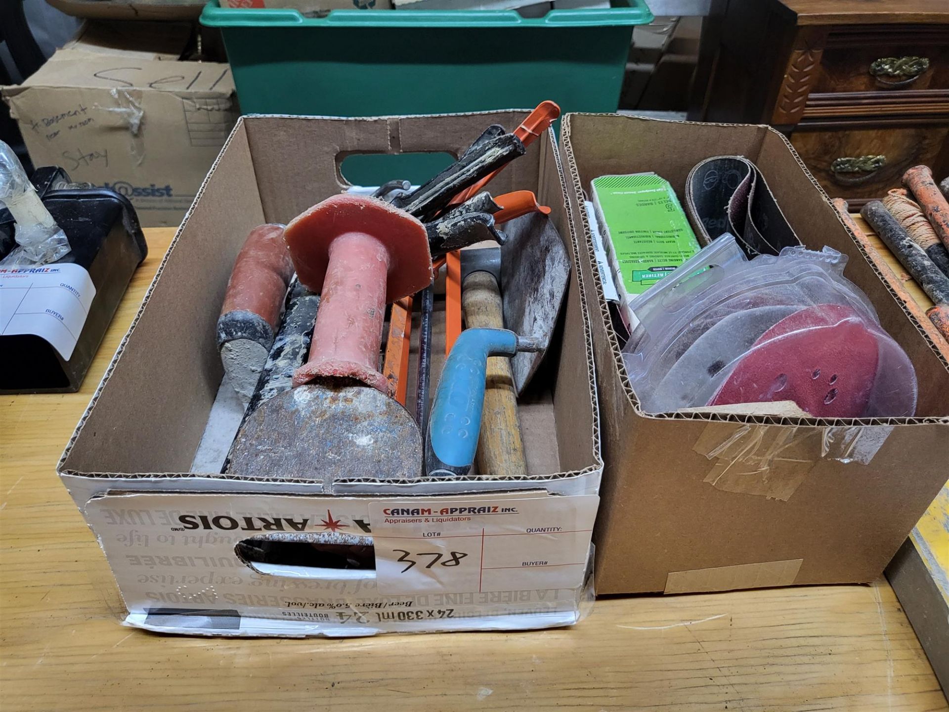 Mixed Lot of Painting & Sanding Supplies & Tools