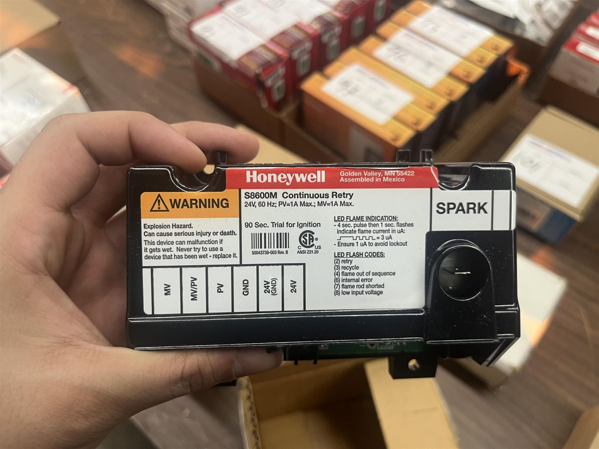 Honeywell Intermittent Ignition Control, Natural & Propane Gas