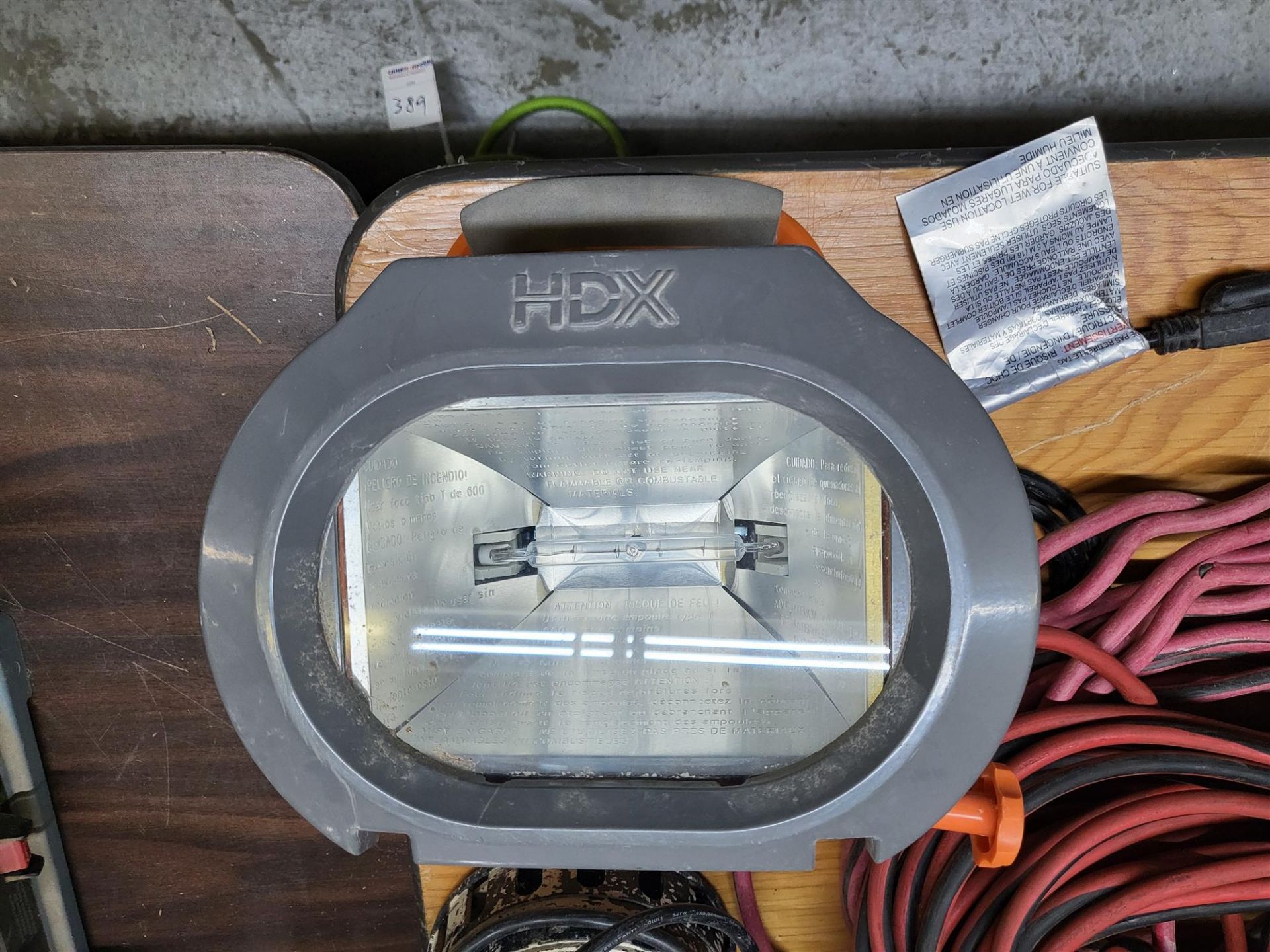 HDX - 600-Watt Halogen Portable Work Light - Model: H600P - Image 2 of 2