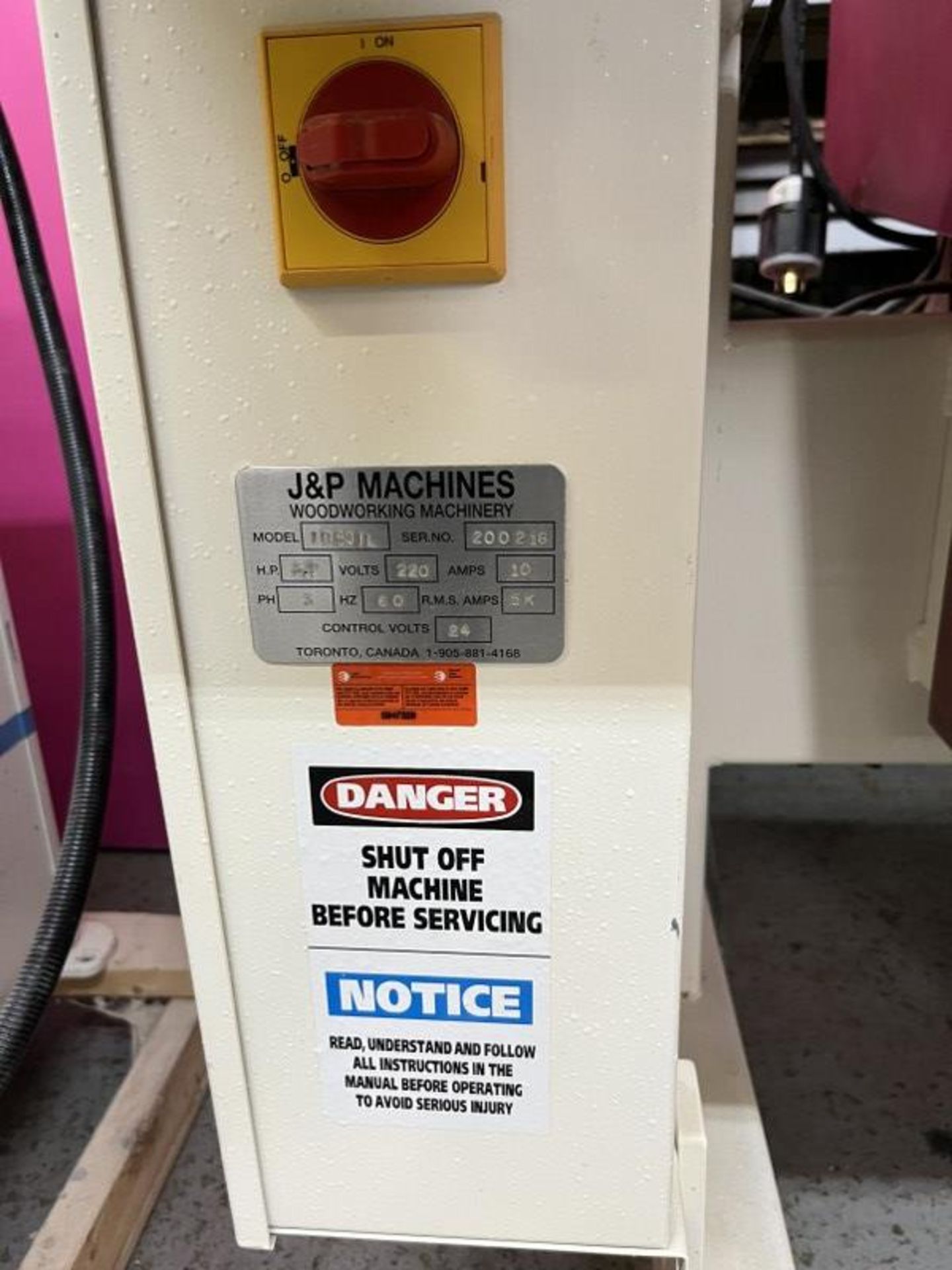 P Machine J&P Machines Woodworking Machinery 1RSDIL pocket hole grooving and ...