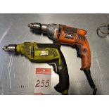 LOT OF RIDGID DRILLS