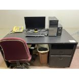 OFFICE FURNITURE W/ COMPUTER