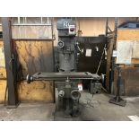 VERTICAL MILLING MACHINE, X-AXIS POWER FEED, 10” X 42” TABLE, 40 NMT SPINDLE, 84 – 2,750 RPM, STEP