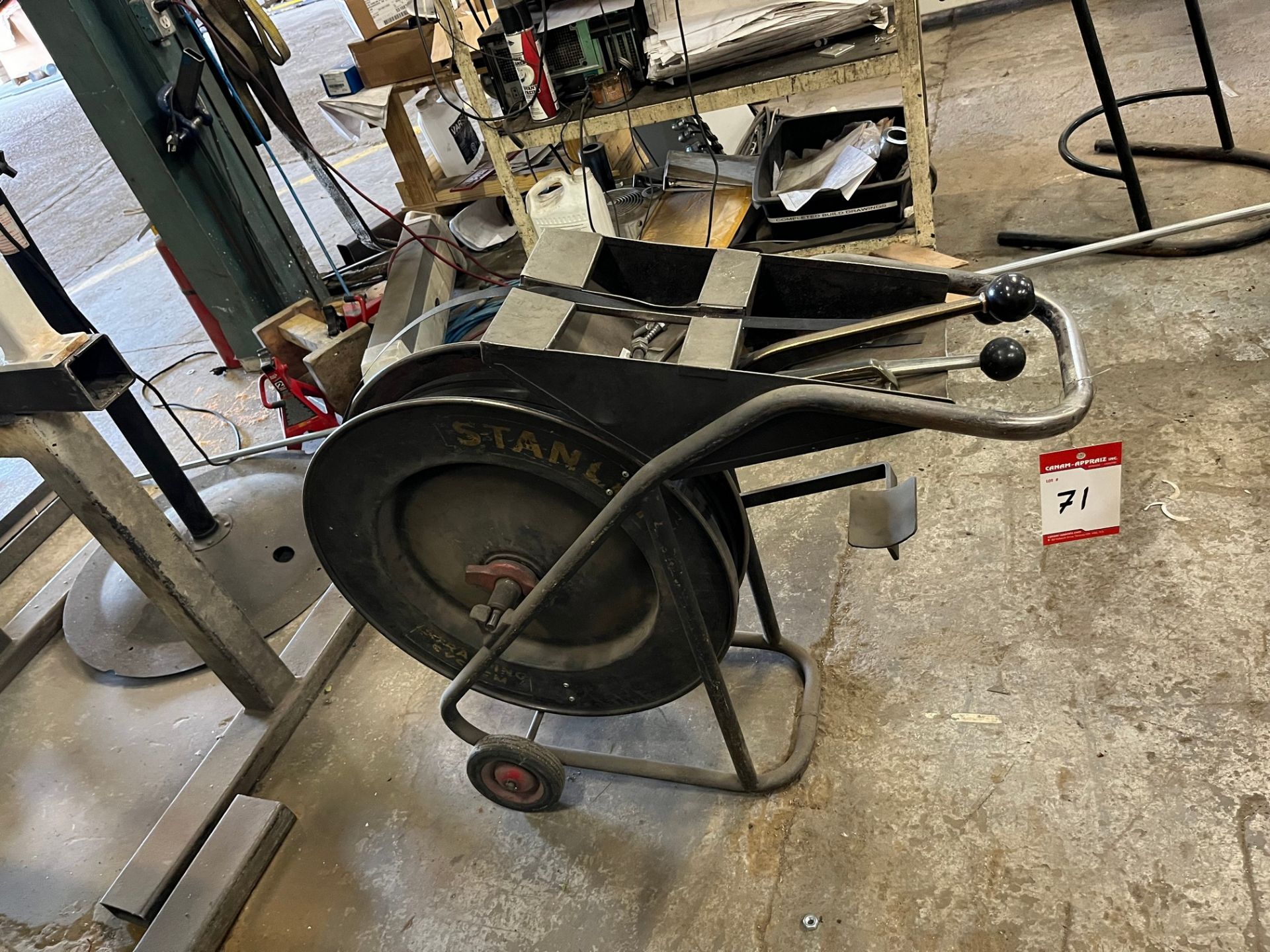 STRAPPING CART W/ TOOLS