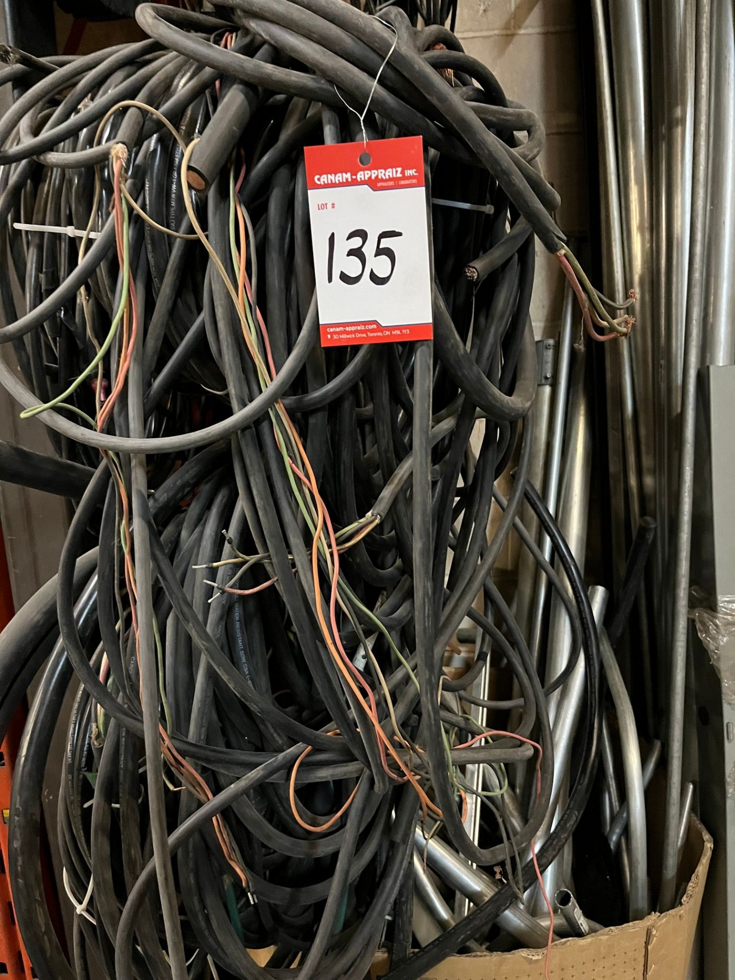 LOT OF ASST. WIRE, BELTS, ETC. - Image 2 of 2