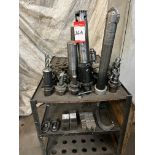 LOT OF ASST. TOOL HOLDERS, ATTACHMENTS, ETC.