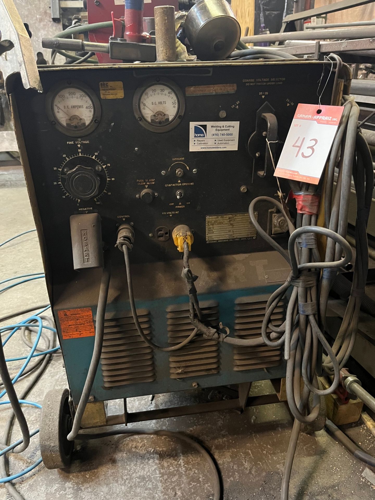 HOBART RC-300 WELDER W/ MAGNUM SG CONTROL MODULE