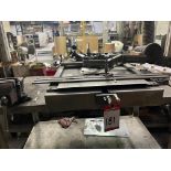 TRACING / ETCHING MACHINE W/ TOOLING, BENCH VISE