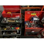 LOT OF ASST. TOOLBOXES W/ CONTENTS