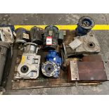 LOT OF ASST. MOTOR DRIVES, GEARBOXES, ETC.