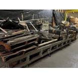 LARGE QTY. OF SCRAP METAL, CONVEYOR PARTS, WORK IN PROGRESS, MACHINED COMPONENTS, WIRE, ETC.