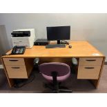 OFFICE FURNITURE W/ COMPUTER