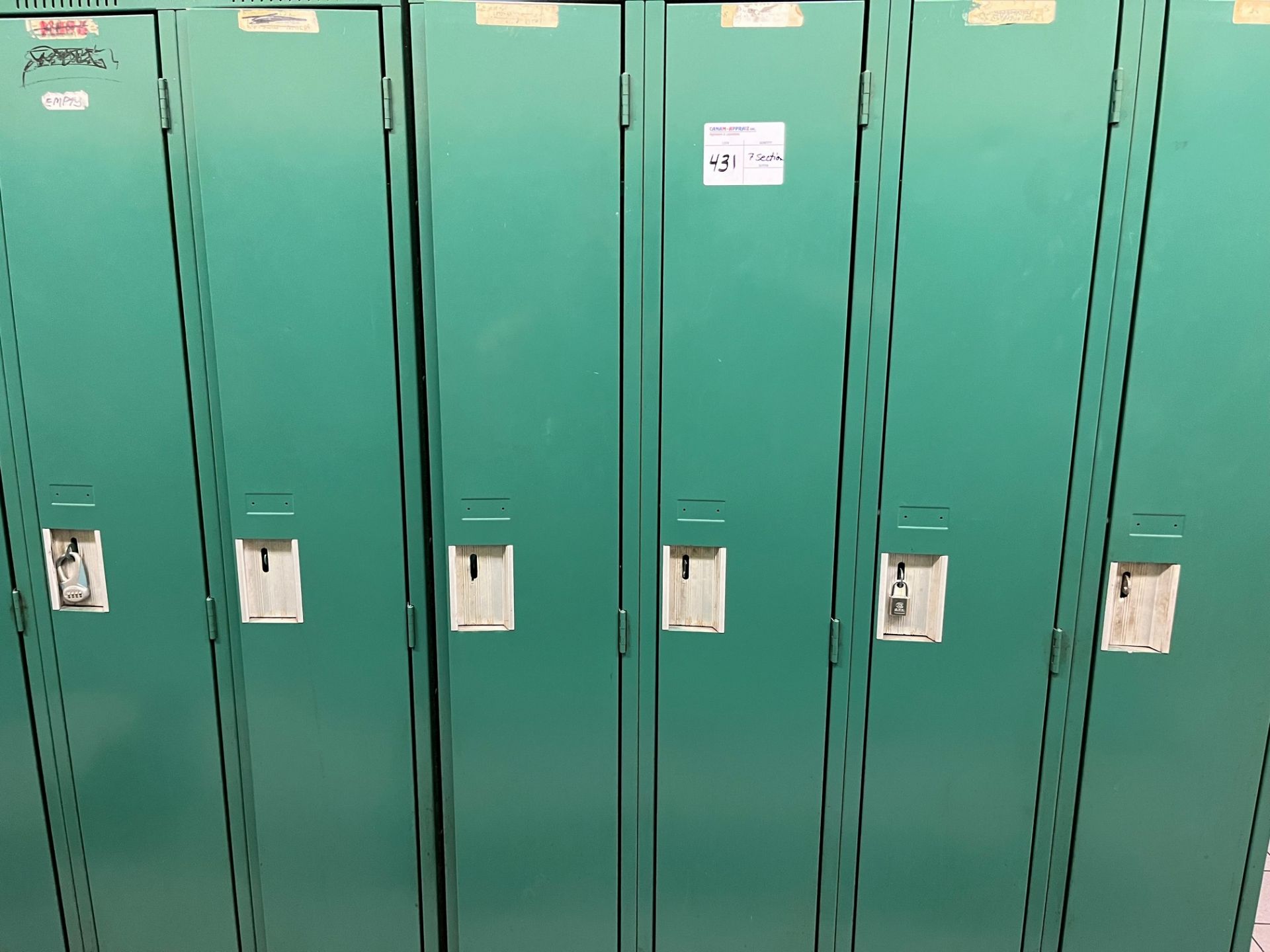 LOT OF ASST. LOCKERS