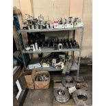 LOT OF ASST. METAL PARTS, MACHINED PARTS, ETC.