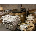 LOT OF CARBOARD PACKAGING, CHEMICAL POLYETHYLENE, ETC.