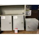 LOT OF ALPHA MARATHON ELECTRICAL BOXES