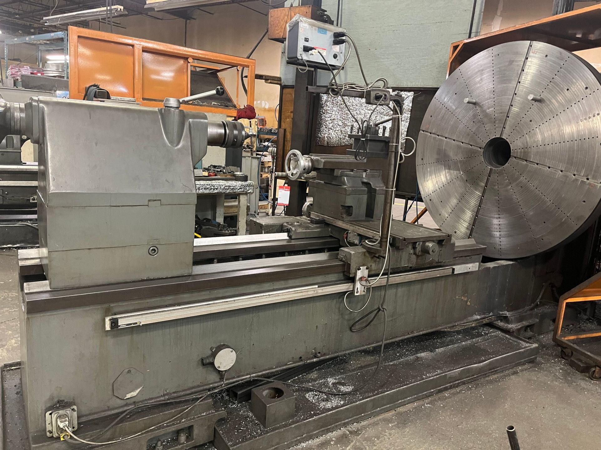 SIRCO PA-36 GAP BED ENGINE LATHE, MITUTOYO 2-AXIS DRO, 36” SWING OVER BED, 60” SWING OVER GAP, 80” - Image 4 of 5